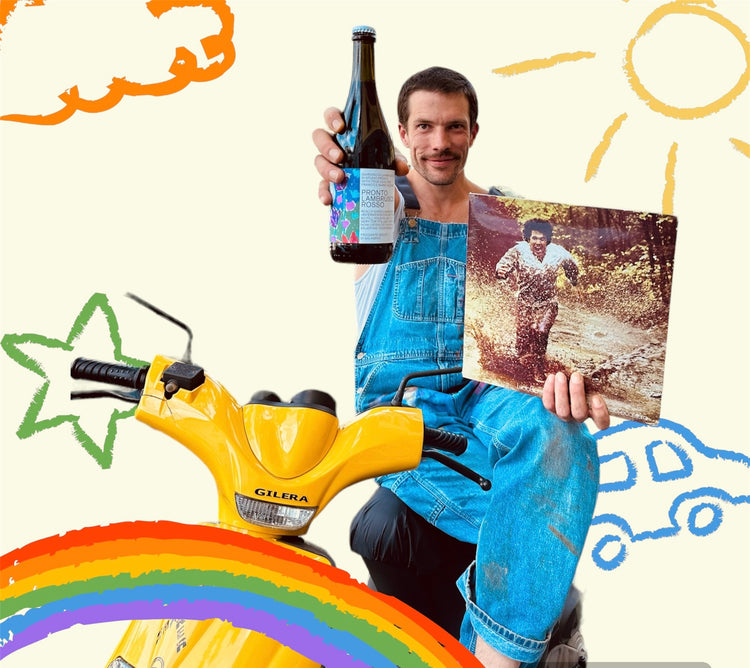 Lucio Battisti - Lucio Battisti, la batteria, il contrabbasso, eccetera × Pronto Lambrusco Rosso